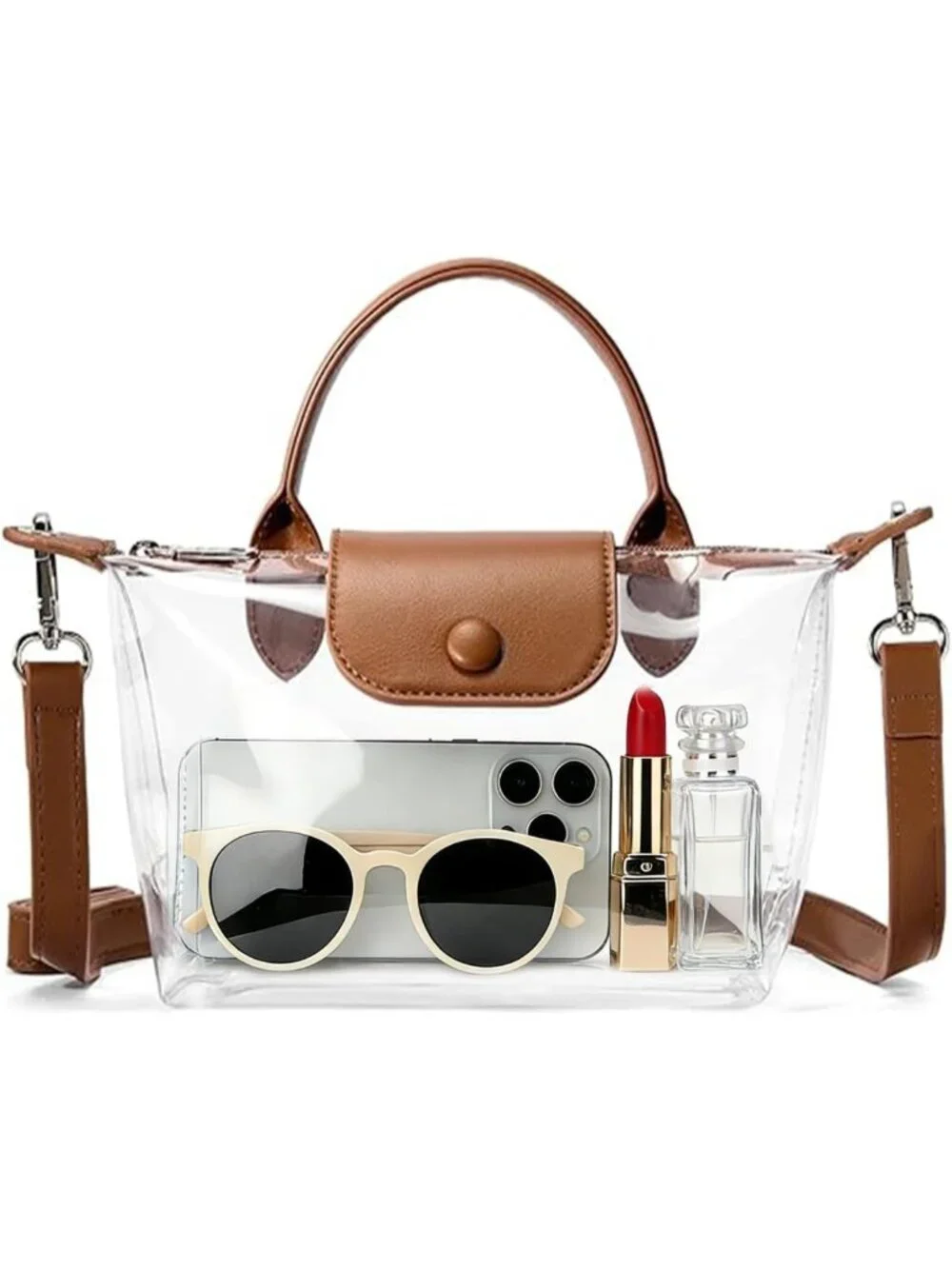 Clear Stadium Bag for Events | Small Crossbody Purse for Concerts & Sports